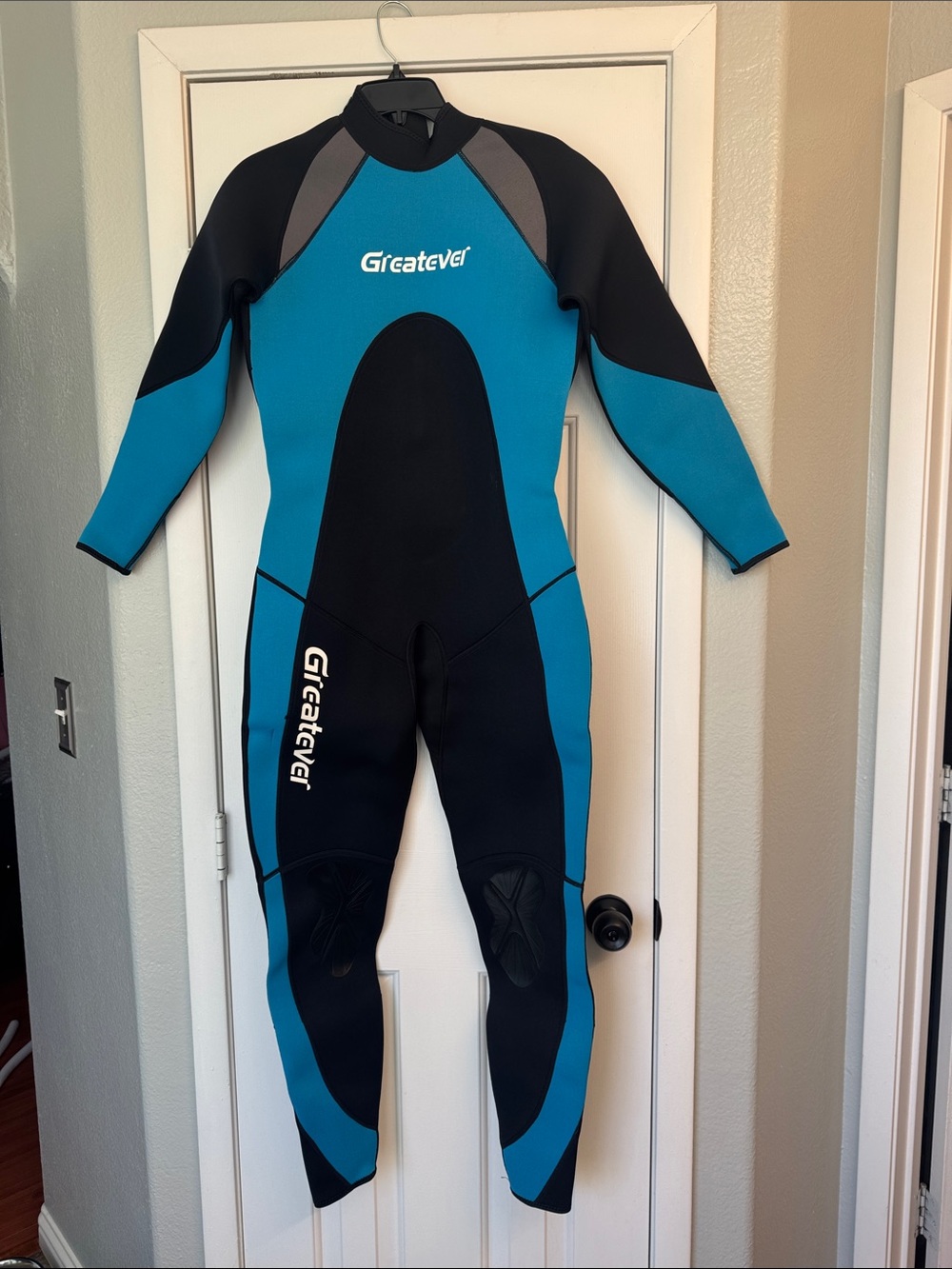 New Women’s Full-Body Wetsuit - Teal/Black
